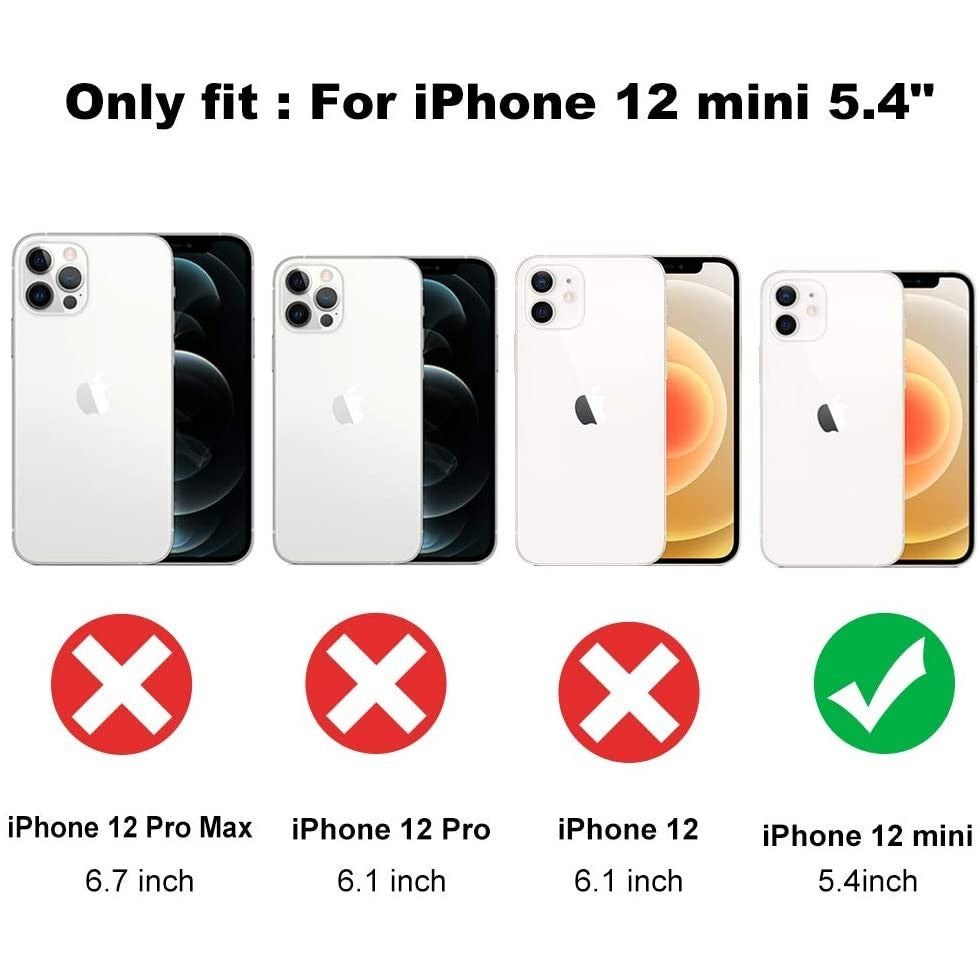 Husa protectie Flippy compatibila cu Apple iPhone 12 Mini Liquid Silicone Ring cu suport rotativ Rosu - vivimall.ro