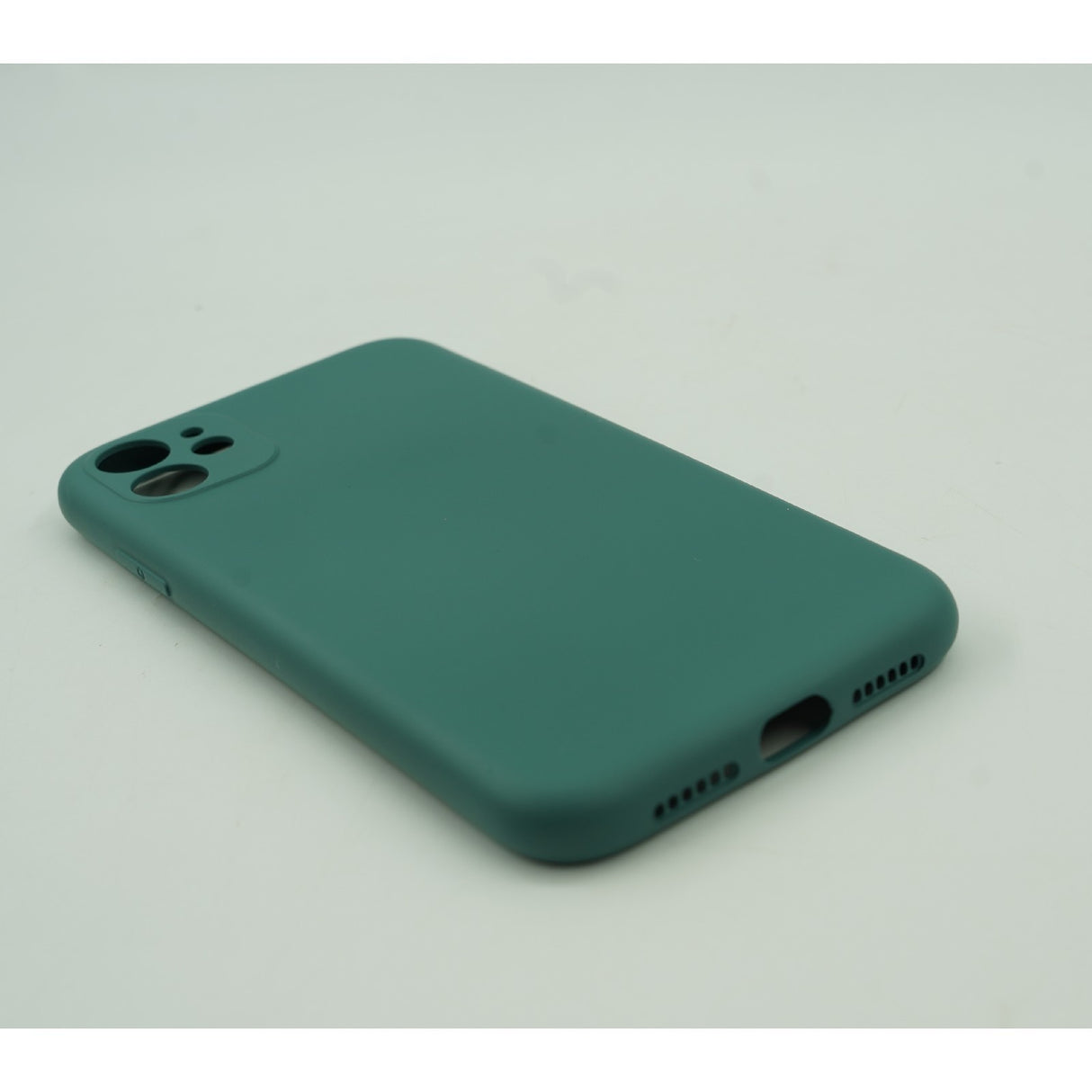 Husa protectie, Flippy, compatibila cu Apple iPhone 12 Pro Liquid Silicone Verde - vivimall.ro