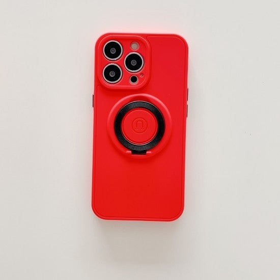 Husa protectie Flippy compatibila cu Apple iPhone 13 Mag Safe Silicone Rosu - vivimall.ro