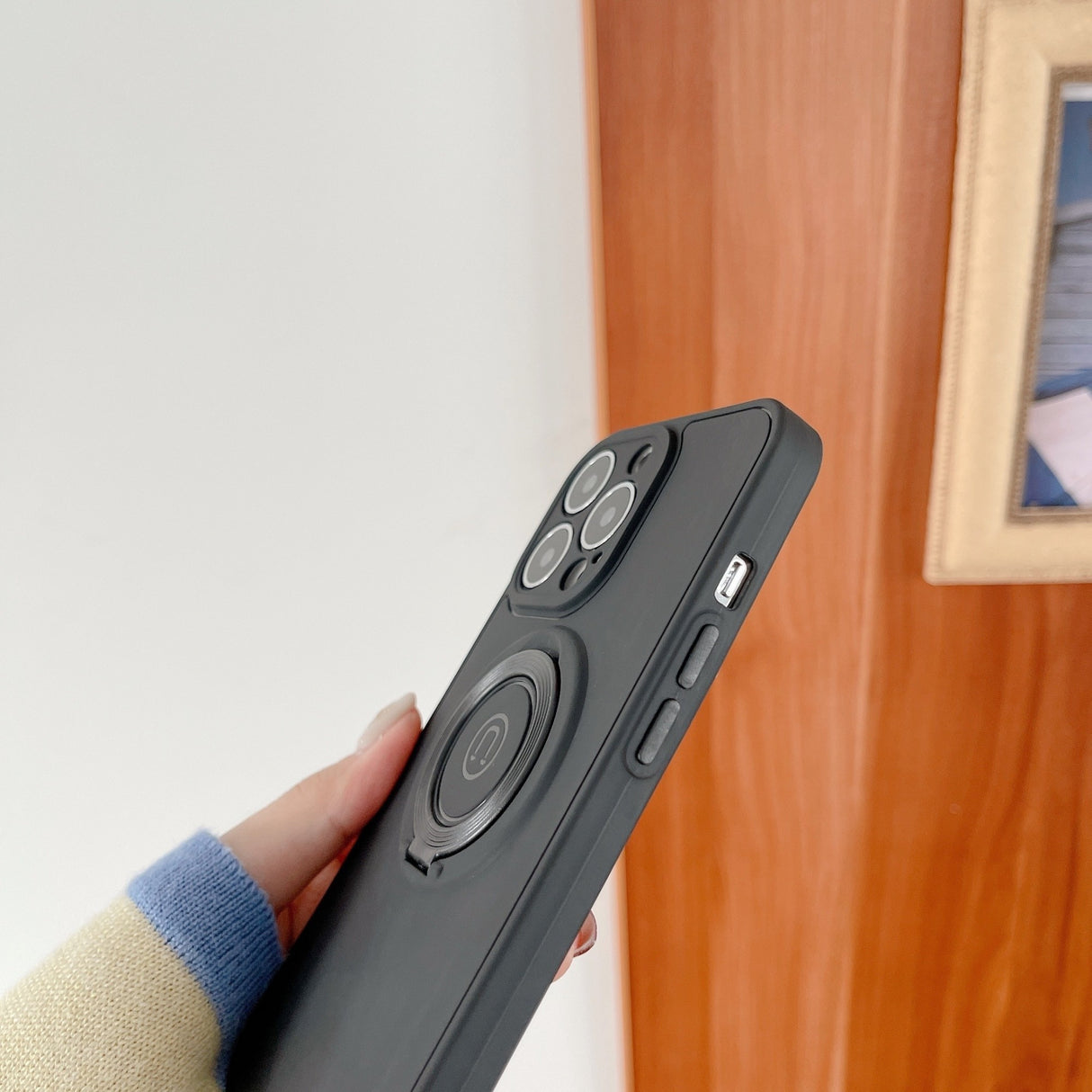 Husa protectie Flippy compatibila cu Apple iPhone 13 Pro Mag Safe Silicone Negru - vivimall.ro