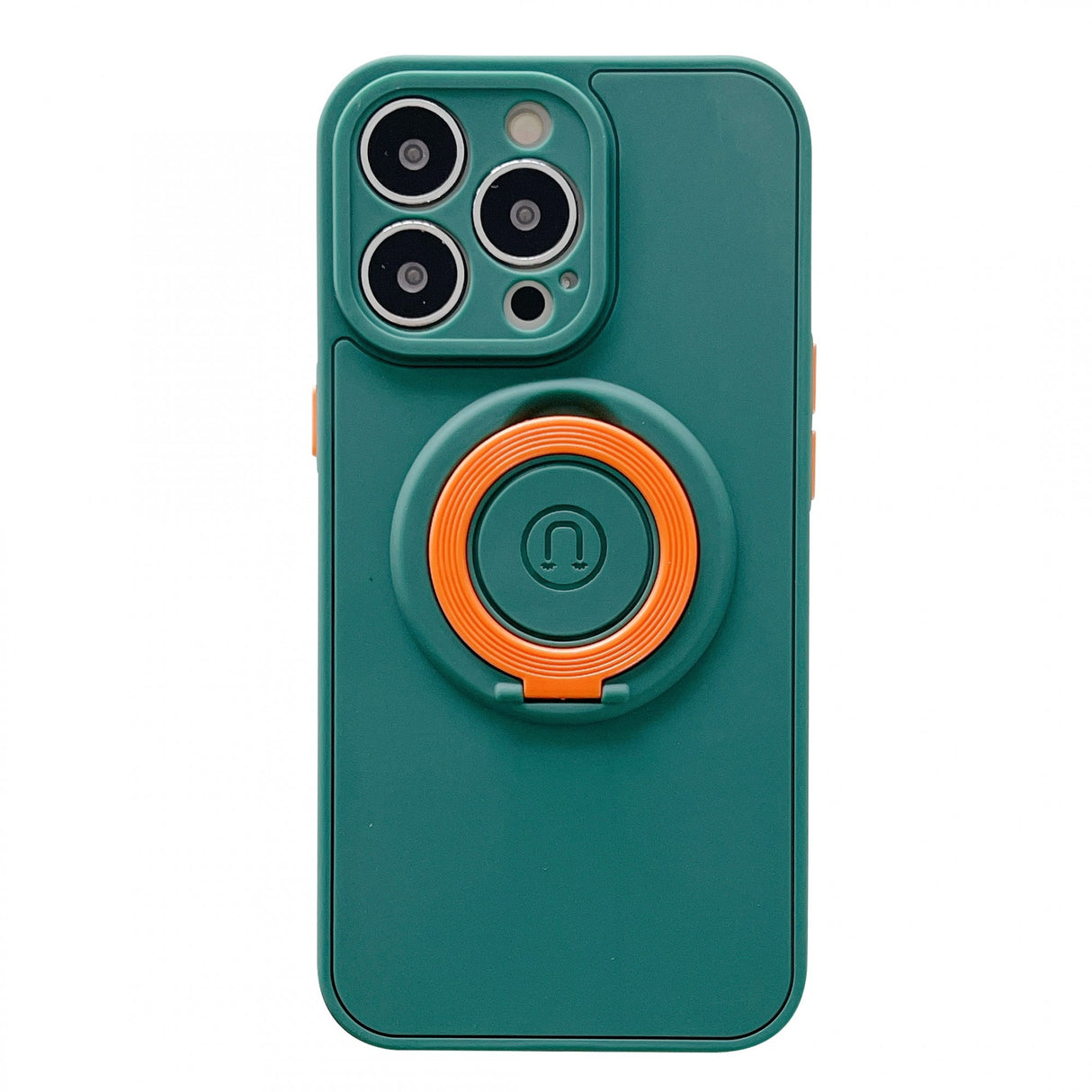 Husa protectie Flippy compatibila cu Apple iPhone 13 Pro Mag Safe Silicone Verde - vivimall.ro