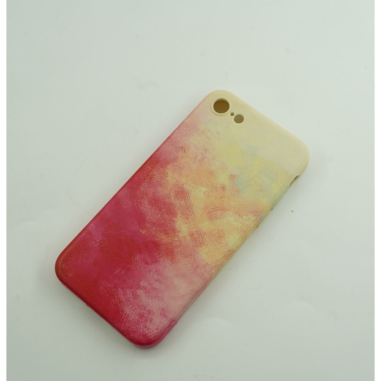 Husa protectie Flippy compatibila cu Apple iPhone 7/8G/SE2020 Tpu Ombre, Roz/Galben - vivimall.ro