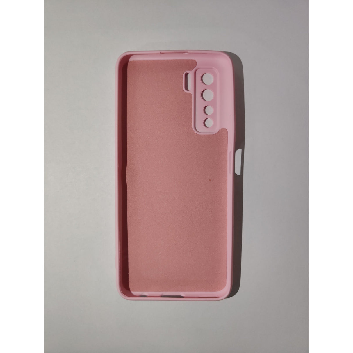 Husa protectie Flippy compatibila cu Huawei P40 Lite 5G Liquid Silicone Case Roz - vivimall.ro