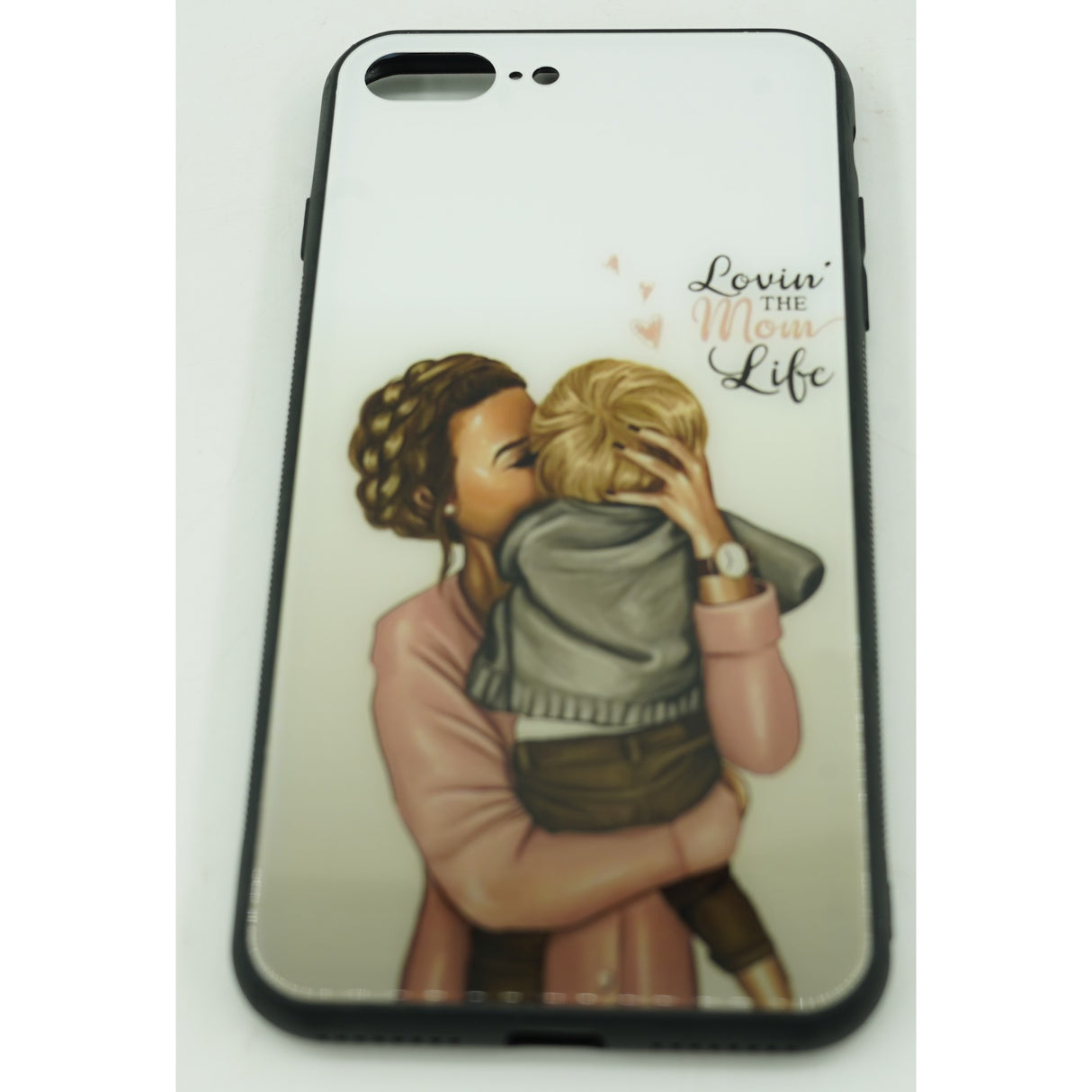 Husa protectie, Flippy, compatibila cu Samsung A52 Glass print Lovin the Mom Multicolor - vivimall.ro