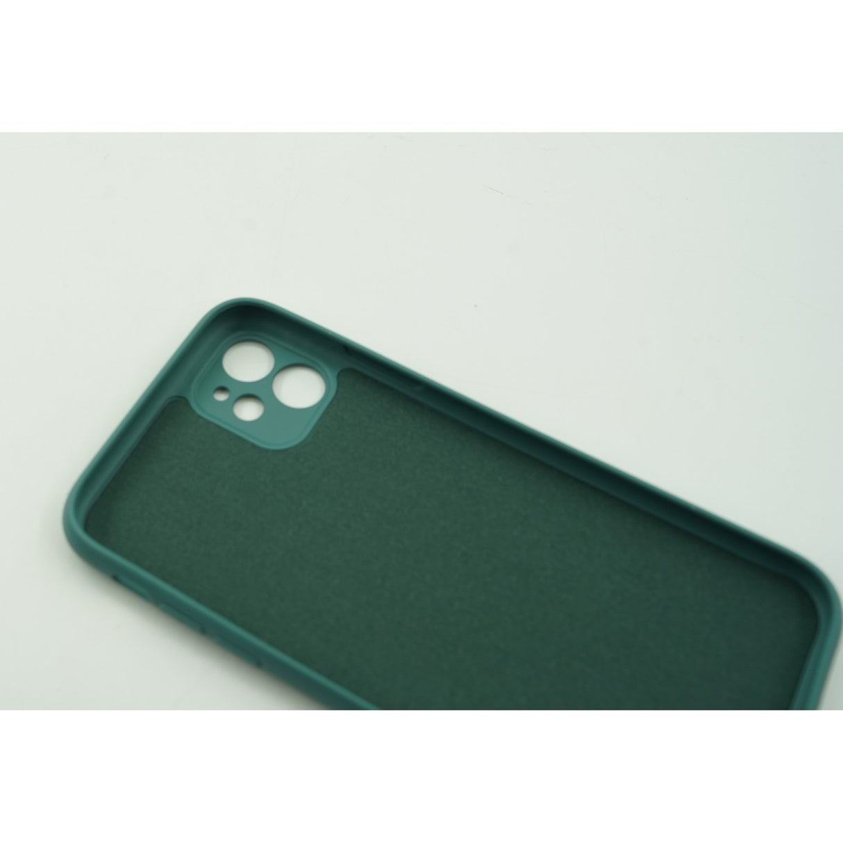 Husa protectie Flippy compatibila cu Samsung Galaxy A02S Liquid Silicone Case Verde - vivimall.ro