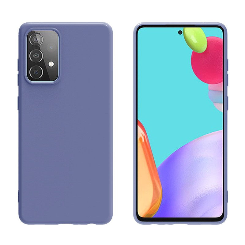 Husa protectie Flippy compatibila cu Samsung Galaxy S21 Ultra Liquid Silicone Case Mov - vivimall.ro