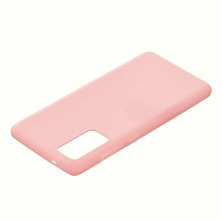 Husa protectie Flippy compatibila cu Samsung Galaxy S21 Ultra Liquid Silicone Case Roz - vivimall.ro