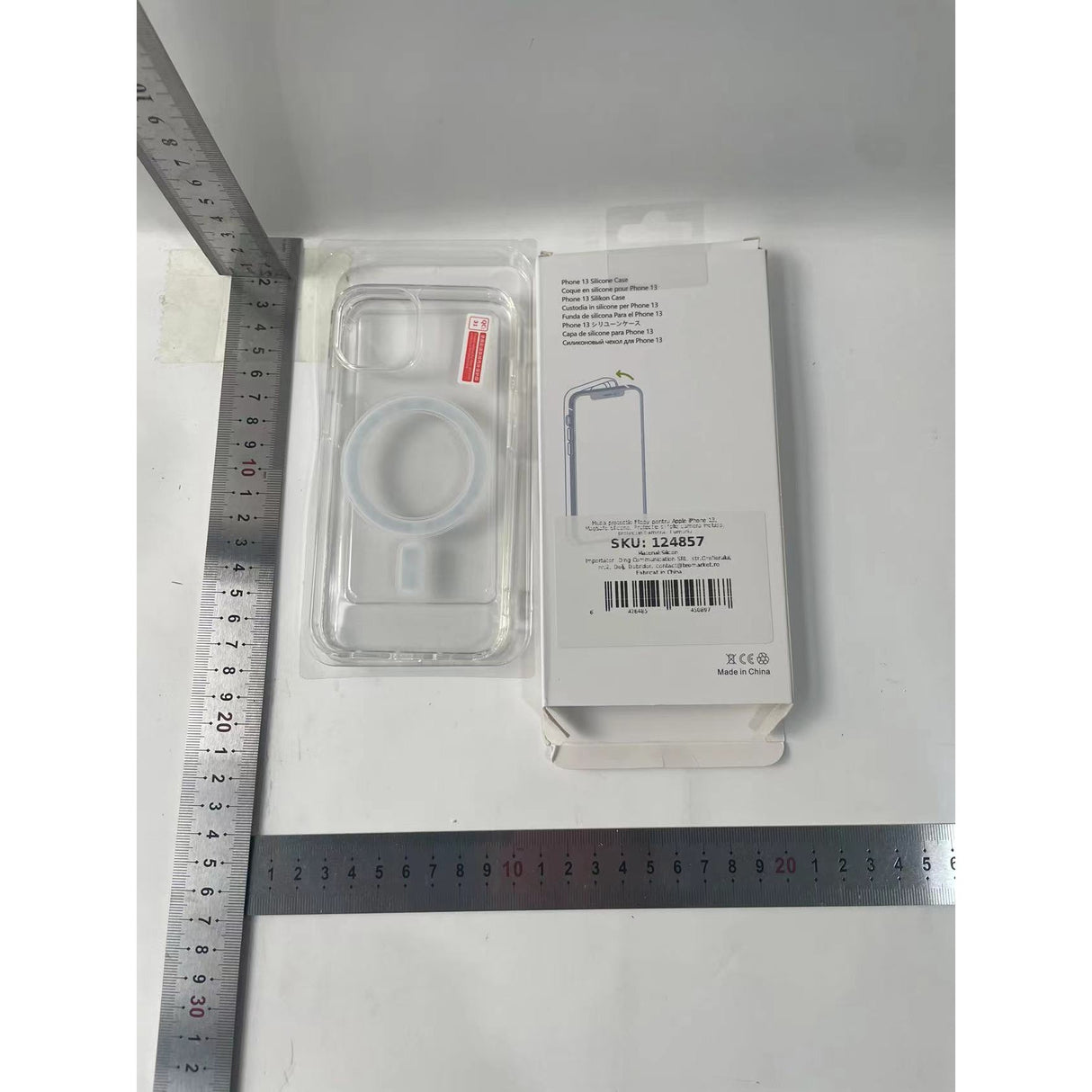 Husa protectie Flippy pentru Apple iPhone 13, MagSafe Silicone, Protectie si folie camera inclusa, protectie camera, Fumuriu - vivimall.ro