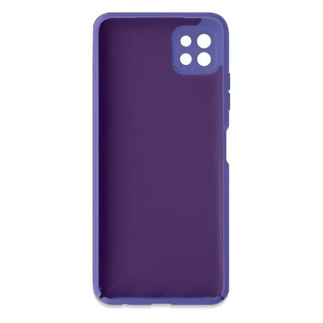 Husa protectie Flippy pentru Samsung A22 5G Liquid Silicone Mov - vivimall.ro