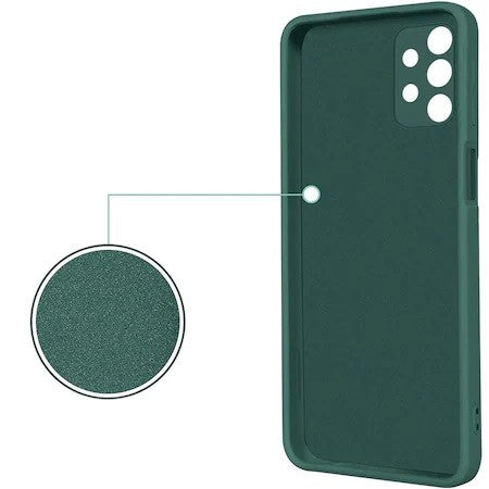Husa protectie Flippy pentru Samsung A53 5G Liquid Silicone Verde - vivimall.ro