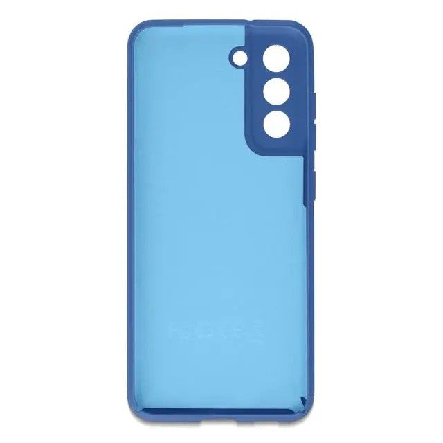 Husa protectie Flippy pentru Samsung S21 FE Liquid Silicone Albastru Inchis - vivimall.ro