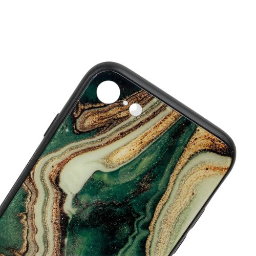 Husa protectie pentru Apple iPhone 7/8G/SE 2020 Soft Acryl TPU Marble Model 3 - vivimall.ro
