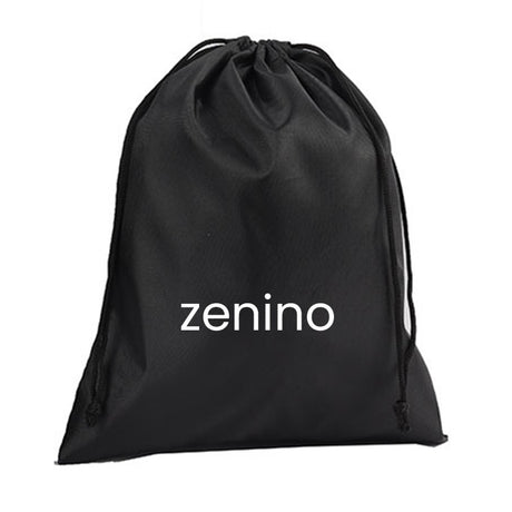 Husa Sac Pentru Pantofi, Husa Din Poliester Pentru Haine Incaltaminte, Lucruri In Calatorie, Inchidere Cu Snur, 30 X 20 Cm 80 G Negru - vivimall.ro