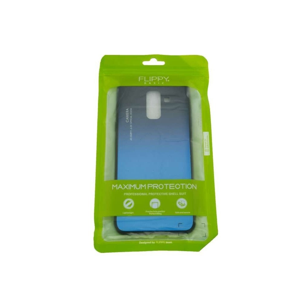 Husa Samsung Galaxy A6 Plus 2018 Hybrid Back Degrade, Albastru - vivimall.ro