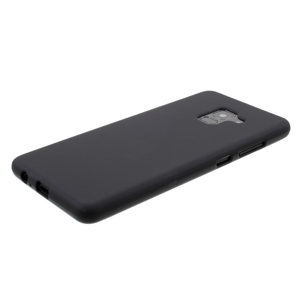 Husa Samsung Galaxy A8 2018 Matte Tpu Negru Mat - vivimall.ro