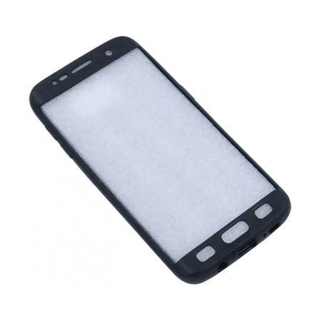 Husa Samsung Galaxy S7 Edge Full Silicone 360 Negru - vivimall.ro