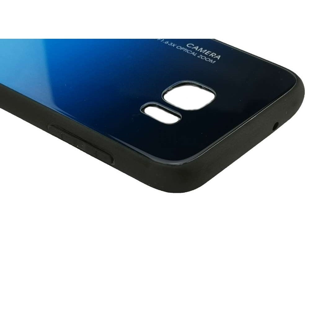 Husa Samsung Galaxy S7 Edge Hybrid Back Degrade, Albastru - vivimall.ro