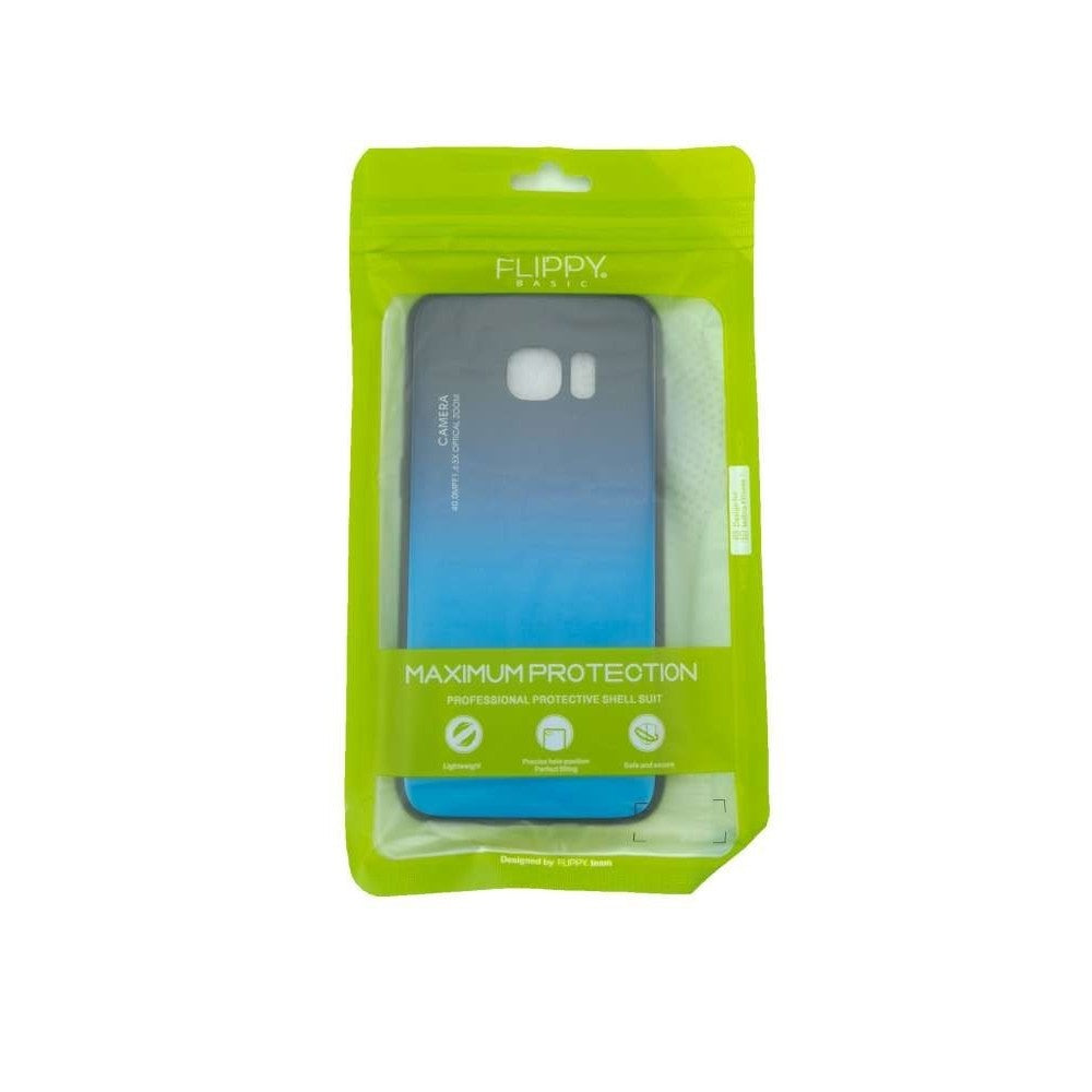 Husa Samsung Galaxy S7 Edge Hybrid Back Degrade, Albastru - vivimall.ro