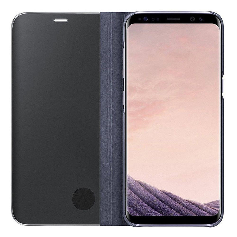 Husa Samsung Galaxy S8 Flip Cover Oglinda Albastru - vivimall.ro