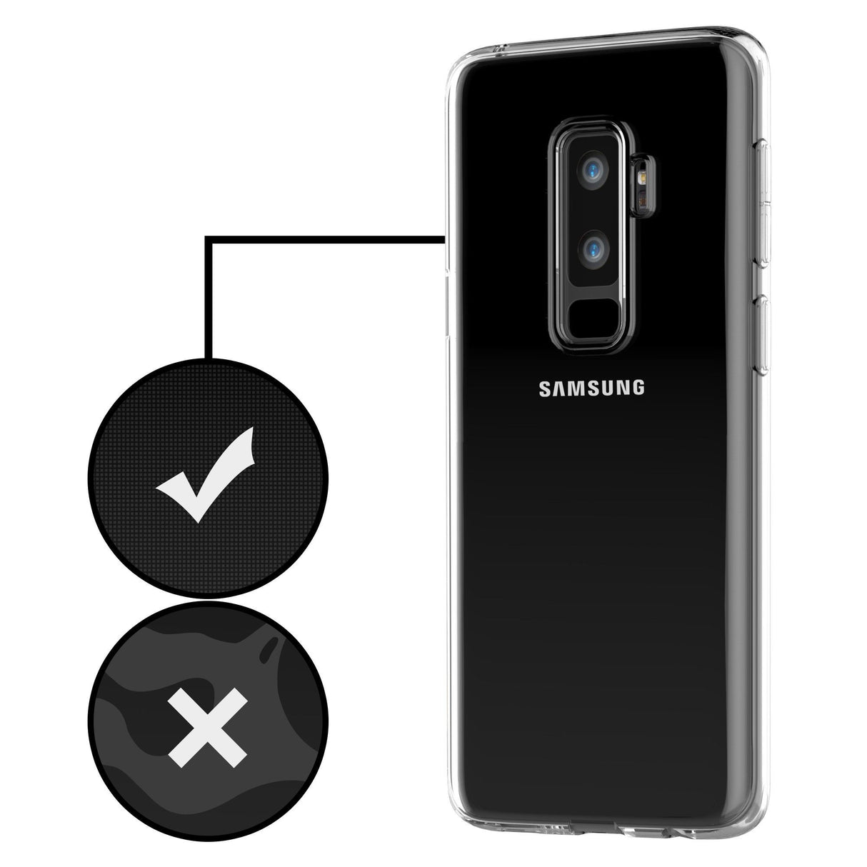 Husa Samsung Galaxy S9 Plus Flippy® Tpu Transparent 0.6 mm - vivimall.ro