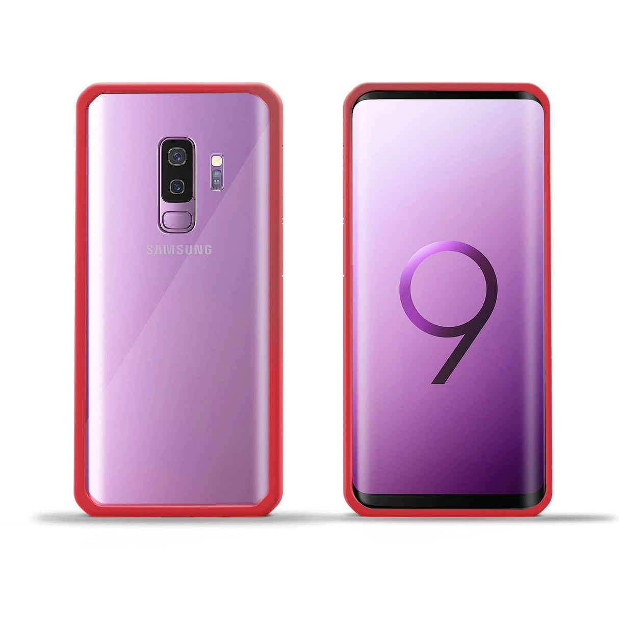 Husa Samsung Galaxy S9 Plus shockproof acrylic Roz - vivimall.ro