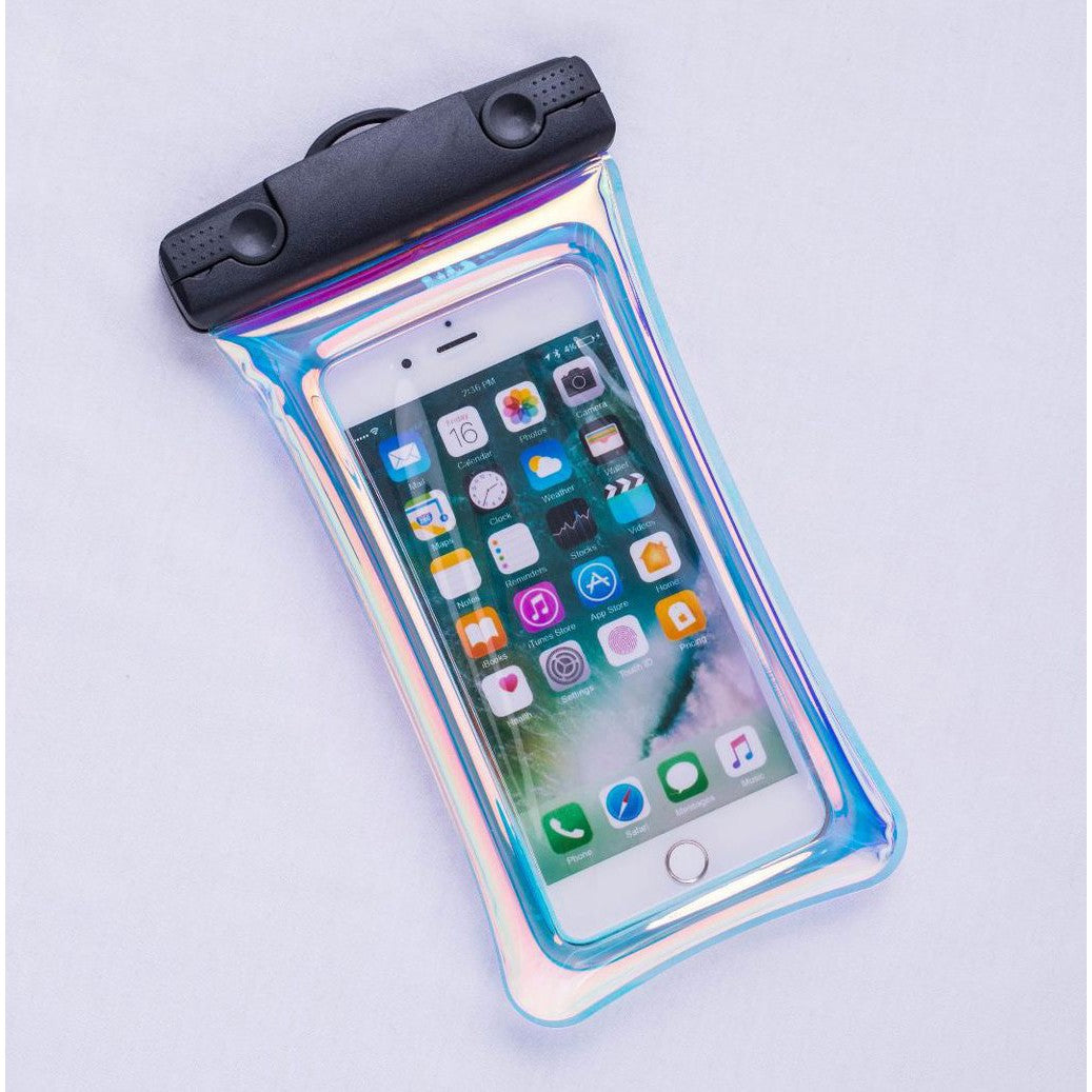 Husa subacvatica Holografica Waterproof Flippy, Snowproof, Universala, Impermeabila, cu Snur, pentru telefon sau documente, Negru - vivimall.ro