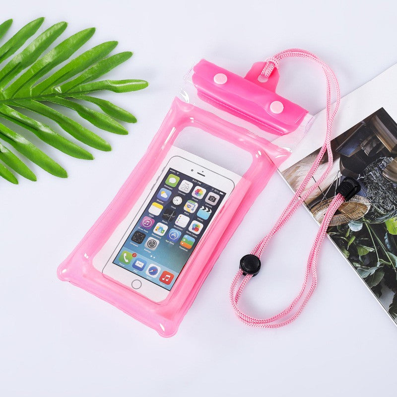 Husa subacvatica Zip Waterproof Flippy, Snowproof, Universala, Impermeabila, cu Snur, pentru telefon sau documente, Roz - vivimall.ro