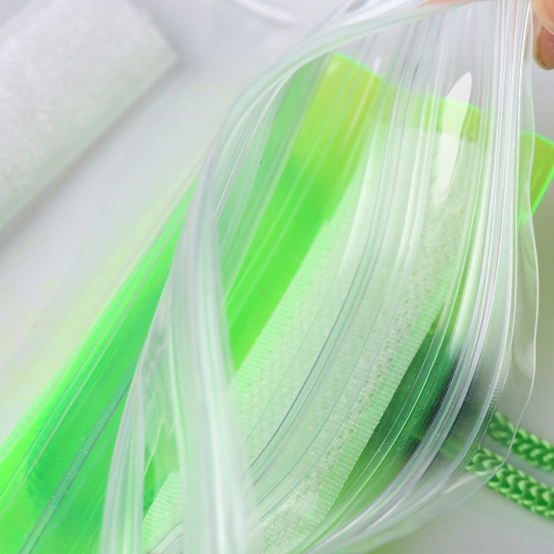 Husa subacvatica Zip Waterproof Flippy, Snowproof, Universala, Impermeabila, cu Snur, pentru telefon sau documente, Verde - vivimall.ro