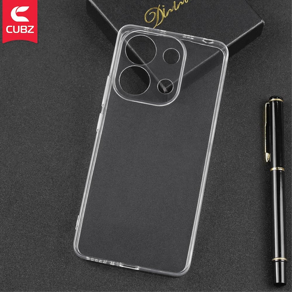 Husa Telefon, Vivimall, Compatibila Xiaomi Redmi Note 13 4G, Carcasa TPU, Protectie Camere, 1.5 mm, Transparent - vivimall.ro
