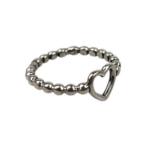 Inel Argint 925 cu Bobite si Inima M54 - vivimall.ro