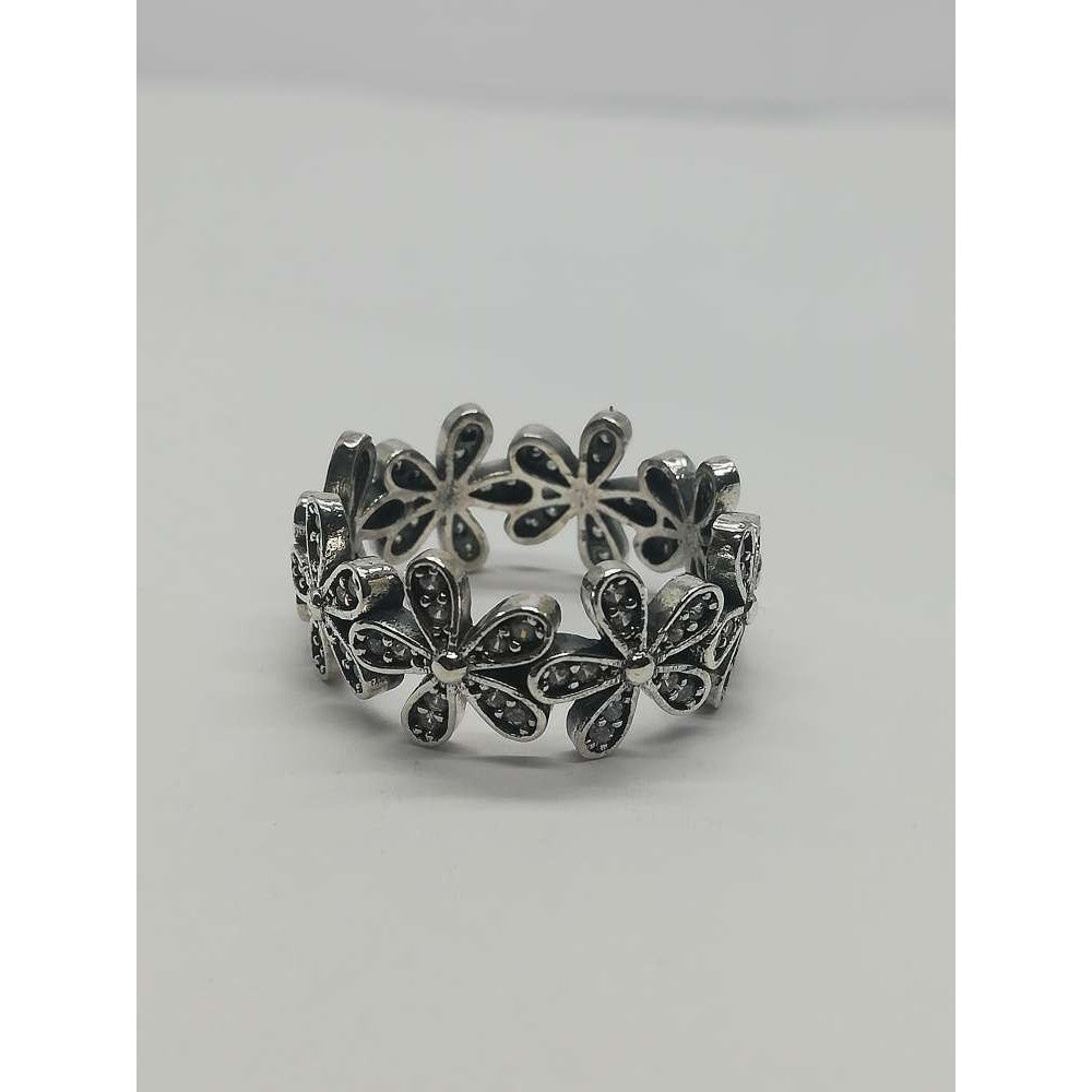 Inel Argint 925 Flori M 54, 4 g - vivimall.ro