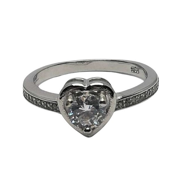 Inel Argint 925 tip Logodna cu Inima, M 55 - vivimall.ro