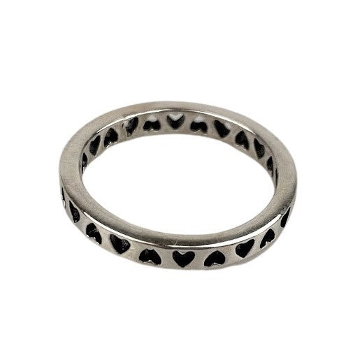 Inel Argint 925, Tip Verigheta cu Inimi, M 56 - vivimall.ro