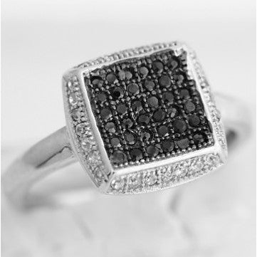 925-ös ezüstből készült női gyűrű, 53-as méret