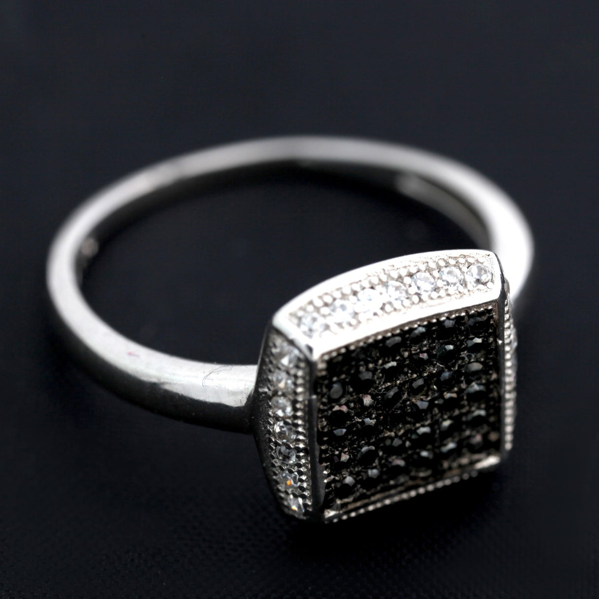 925-ös ezüstből készült női gyűrű, 53-as méret