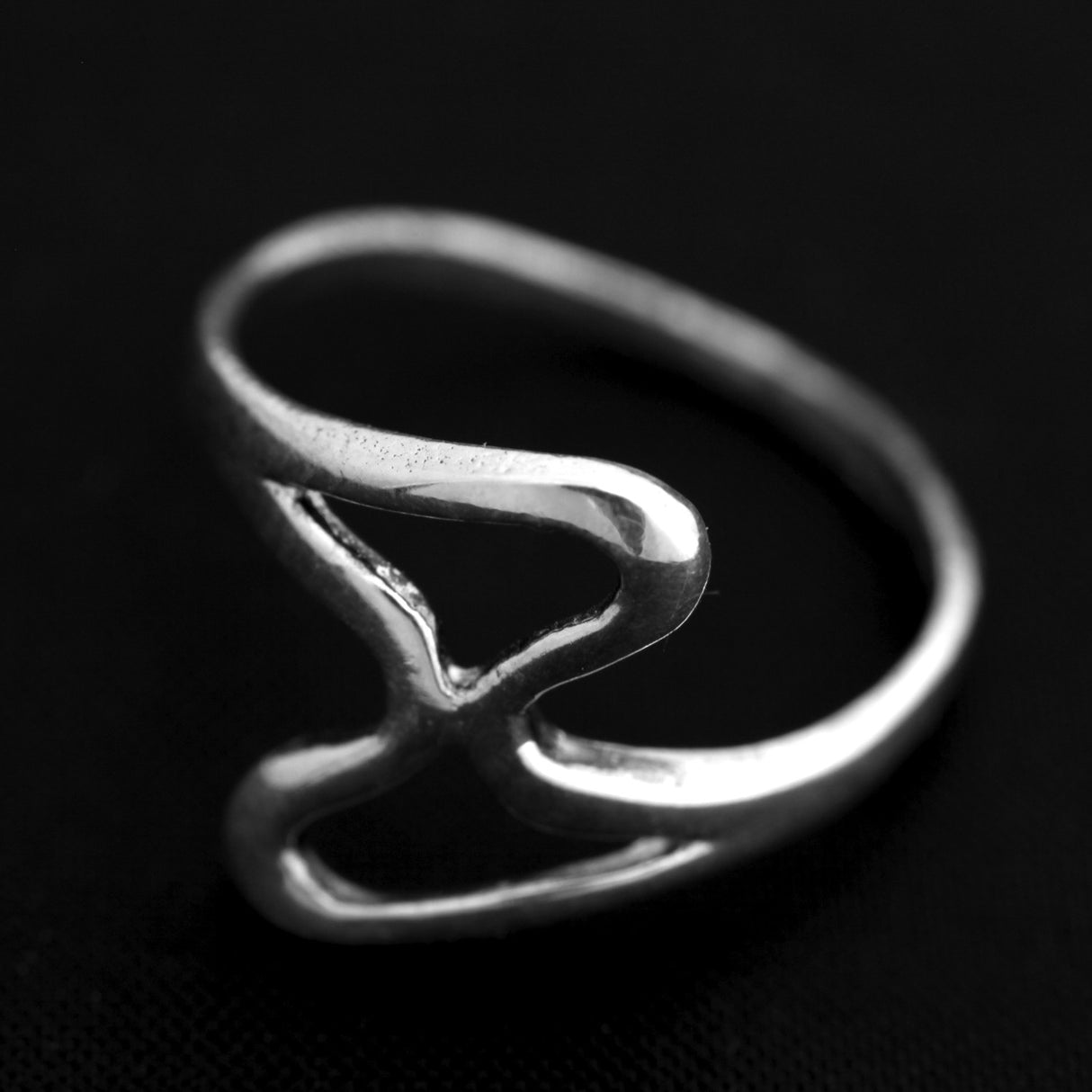 Inel din Argint 925 cu model Clepsidra, marimea 50 - vivimall.ro