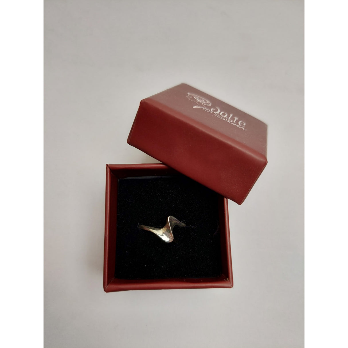 Inel din Argint 925, model Coada de Rata, Jolie Silver, 1g, 1 cm x 1 cm - vivimall.ro