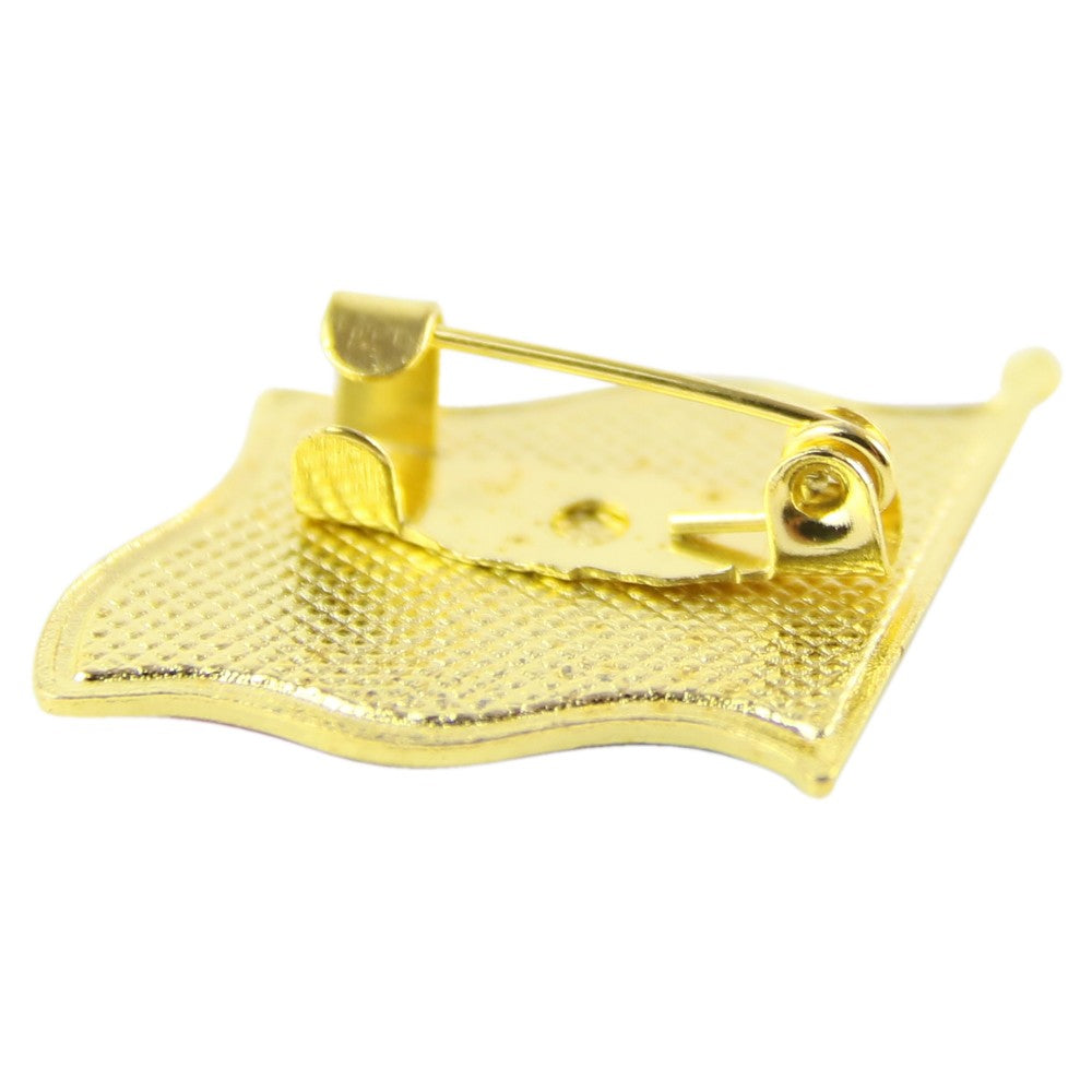 Insigna Steag Tricolor Romania, Vivimall, Model Brosa cu Ac de Siguranta, 20x20 mm - vivimall.ro