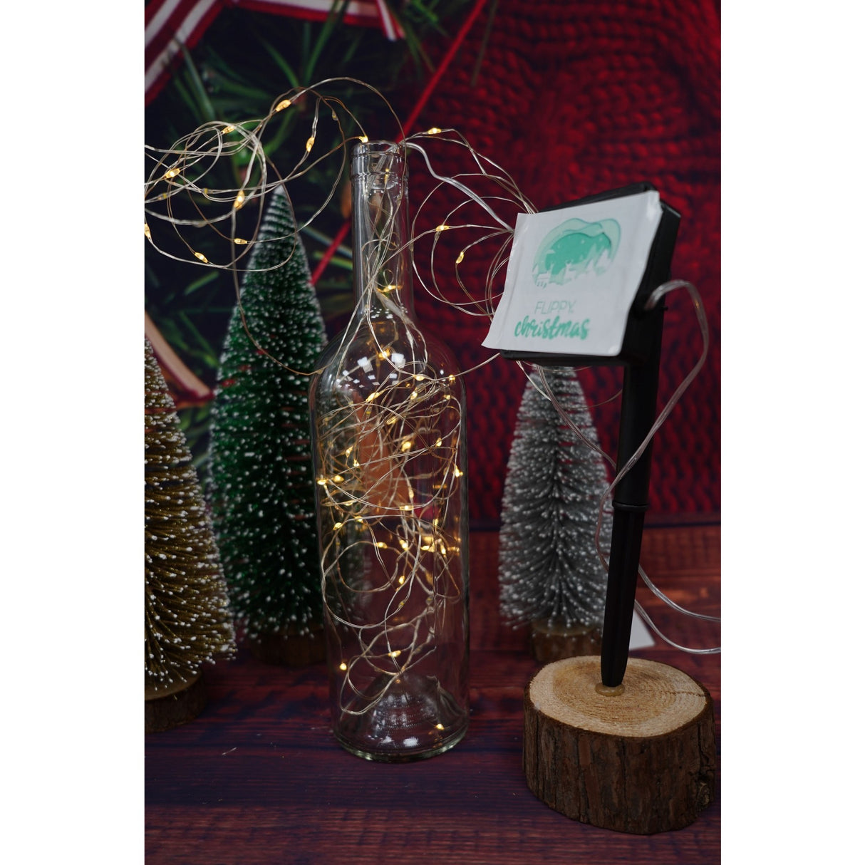 Instalatie Craciun, 10 metri, 100 de LED-uri, alb cald, cu energie solara, fir de cupru, liniar, interior/exterior, Vivimall - vivimall.ro