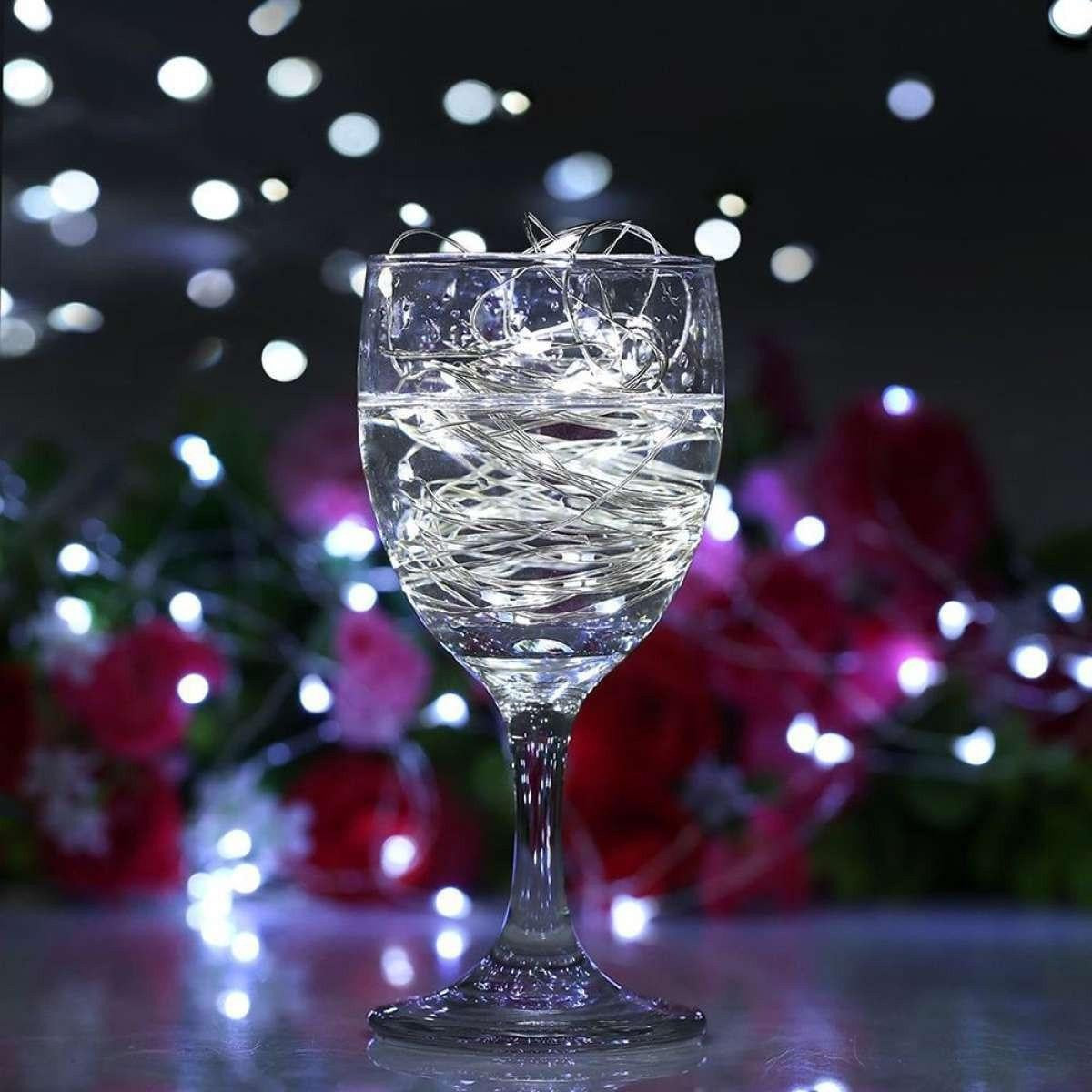 Instalatie Craciun, 10 metri, 100 LED-uri, USB, Telecomanda cu 8 functii, alb rece, Vivimall - vivimall.ro