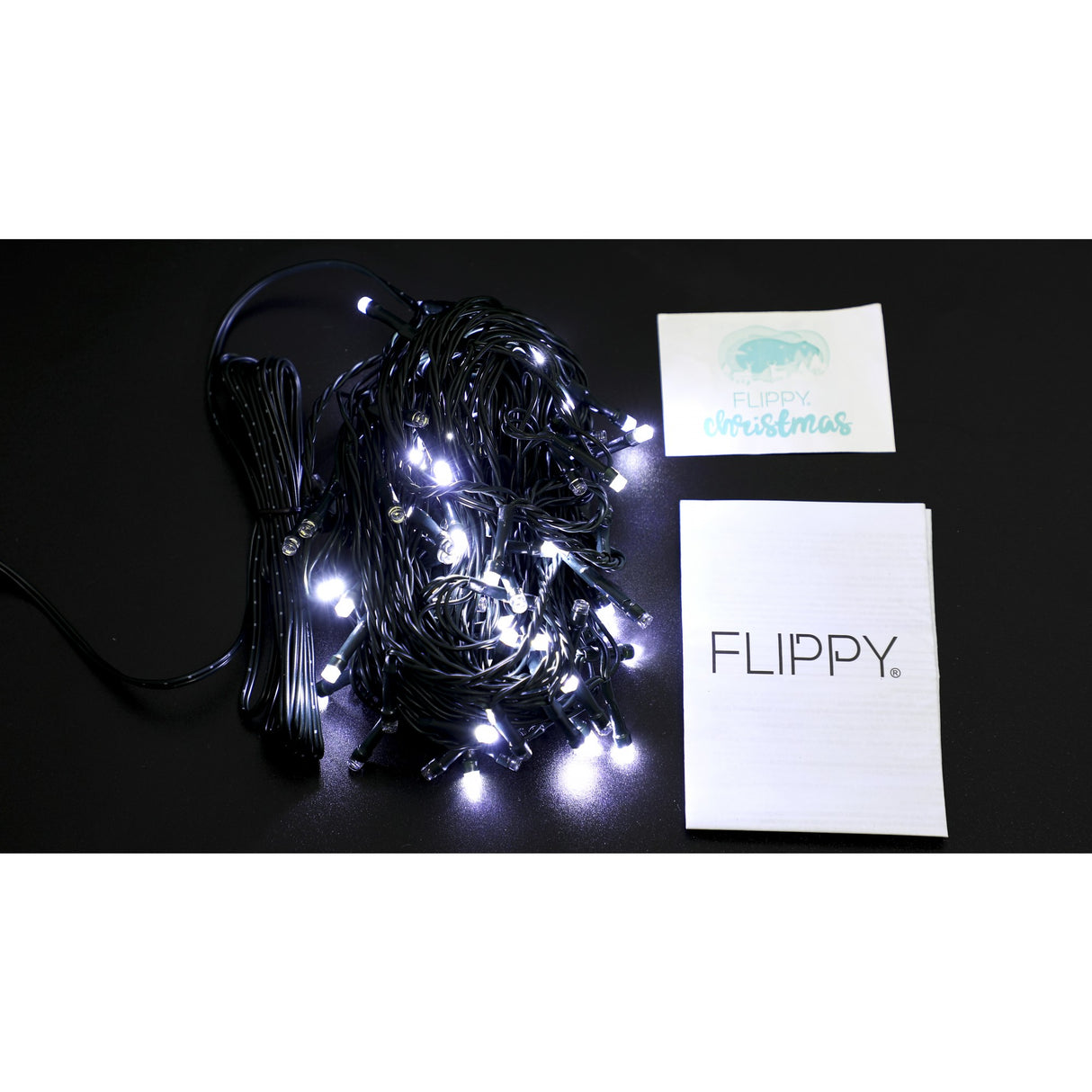 Instalatie Craciun liniara, cu transformator 31V, 10m, Alb Rece, 100 LED-uri V5, 8 jocuri de lumini, Fir verde, Vivimall - vivimall.ro