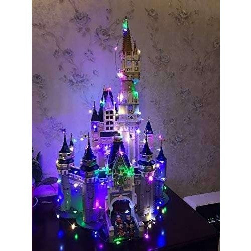 Instalatie de Craciun cu Baterii Tip Liniar, 2 jocuri de lumini, Fir Cupru 5 m 50 LED -uri, Multicolor - vivimall.ro