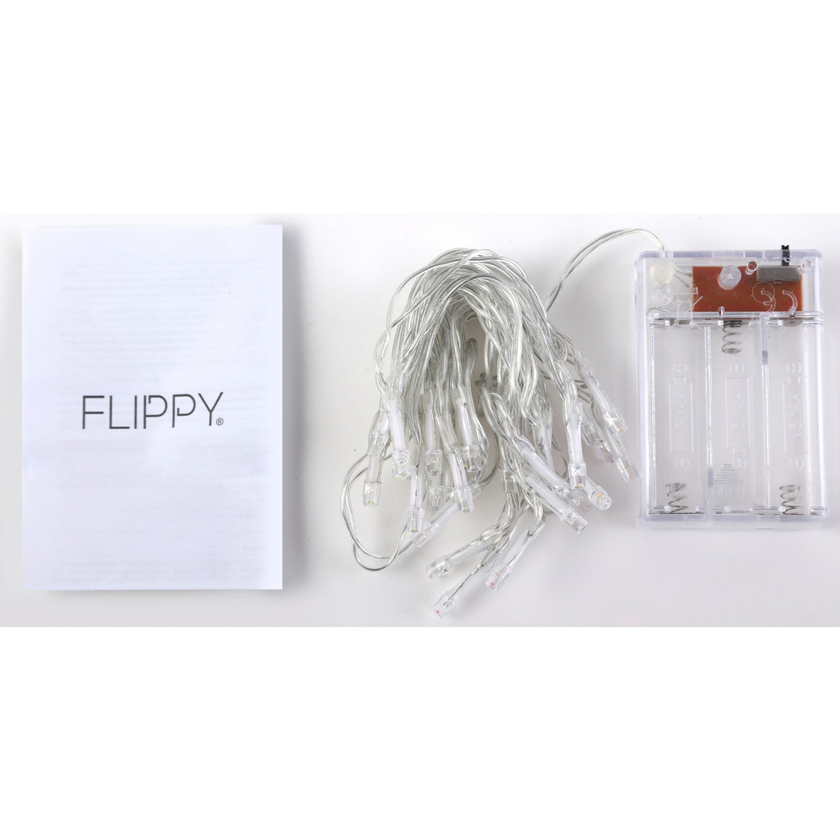 Instalatie de Craciun cu Baterii Tip Liniar, 2 jocuri de lumini, Fir Transparent 1 m 10 LED -uri, Alb Rece - vivimall.ro