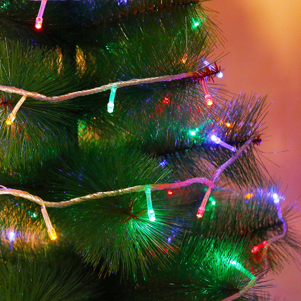 Instalatie de Craciun, Flippy®, Tip Liniara, 23 m, 320 LED-uri, Interconectabila, Multicolor - vivimall.ro