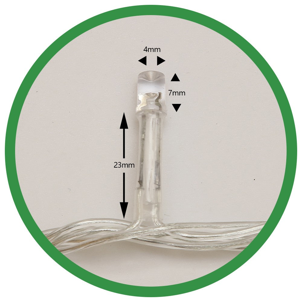 Instalatie de Craciun, Flippy®, Tip Liniara, 9 m, 100 LED-uri, Interconectabila, Albastru - vivimall.ro