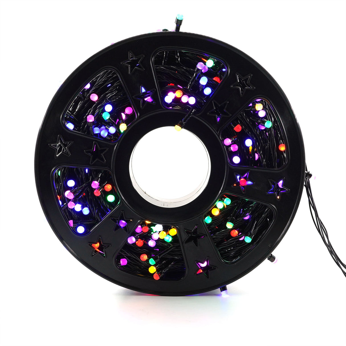 Instalatie de Craciun Liniara Yoto, 50 m, 1 m Prelungitor 220V, 498 LED, 8 Jocuri de Lumini, Controler, Fir Negru, Utilizare Interior/Exterior, Protectie anti-inghet, Fir Cupru, Multicolor - vivimall.ro