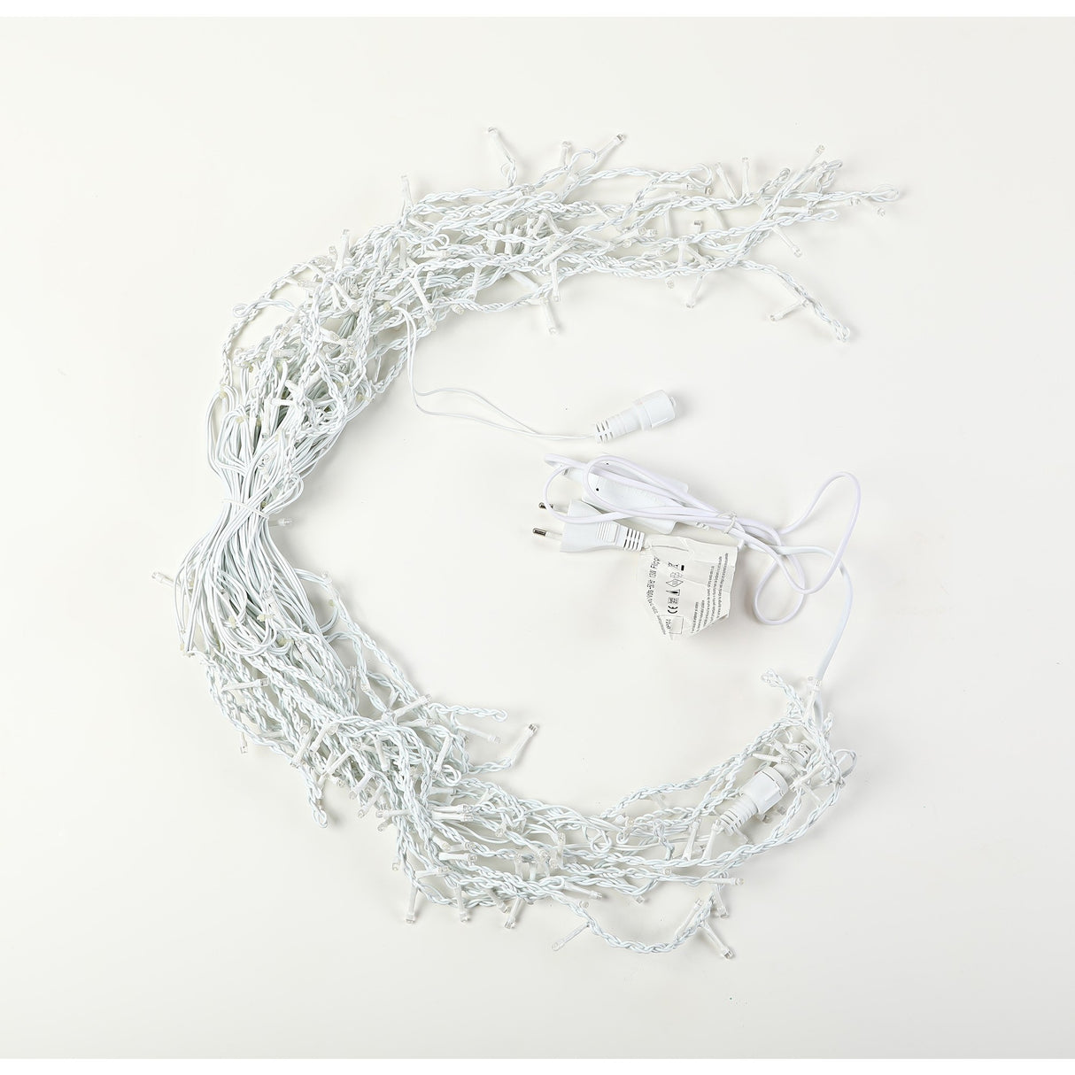 Instalatie de Craciun Premium Flippy® Tip Franjuri cu Flash 8 m 252 LED-uri Alb Rece 2095W Interconectabila - vivimall.ro