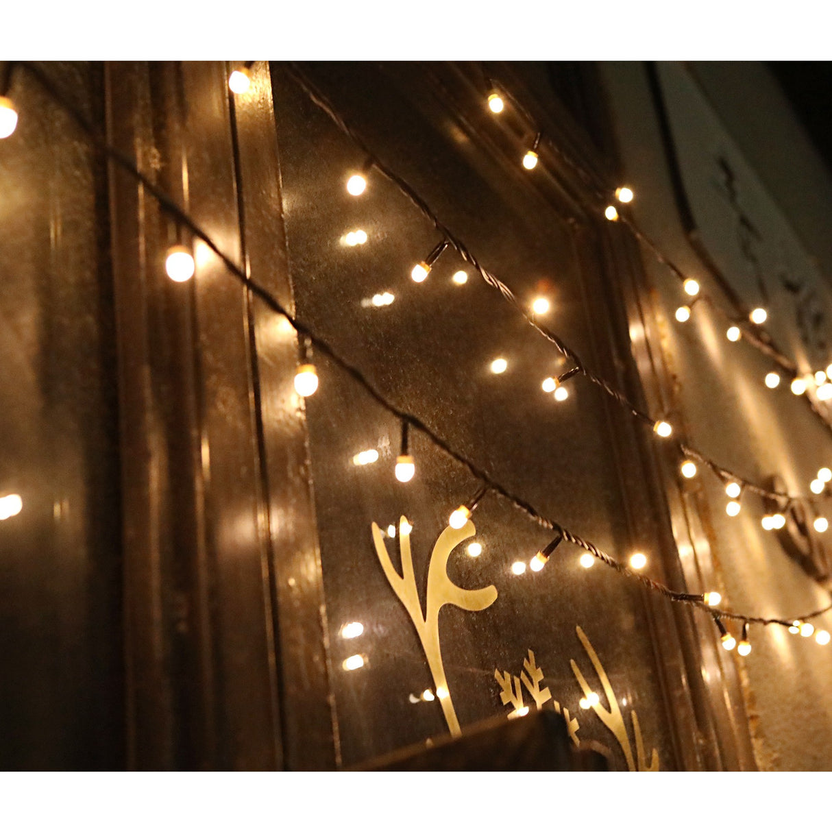 Instalatie de Craciun, Premium Flippy®, Tip Liniara / Sirag, 50 m, 500 LED-uri Mari, Alb Cald - vivimall.ro