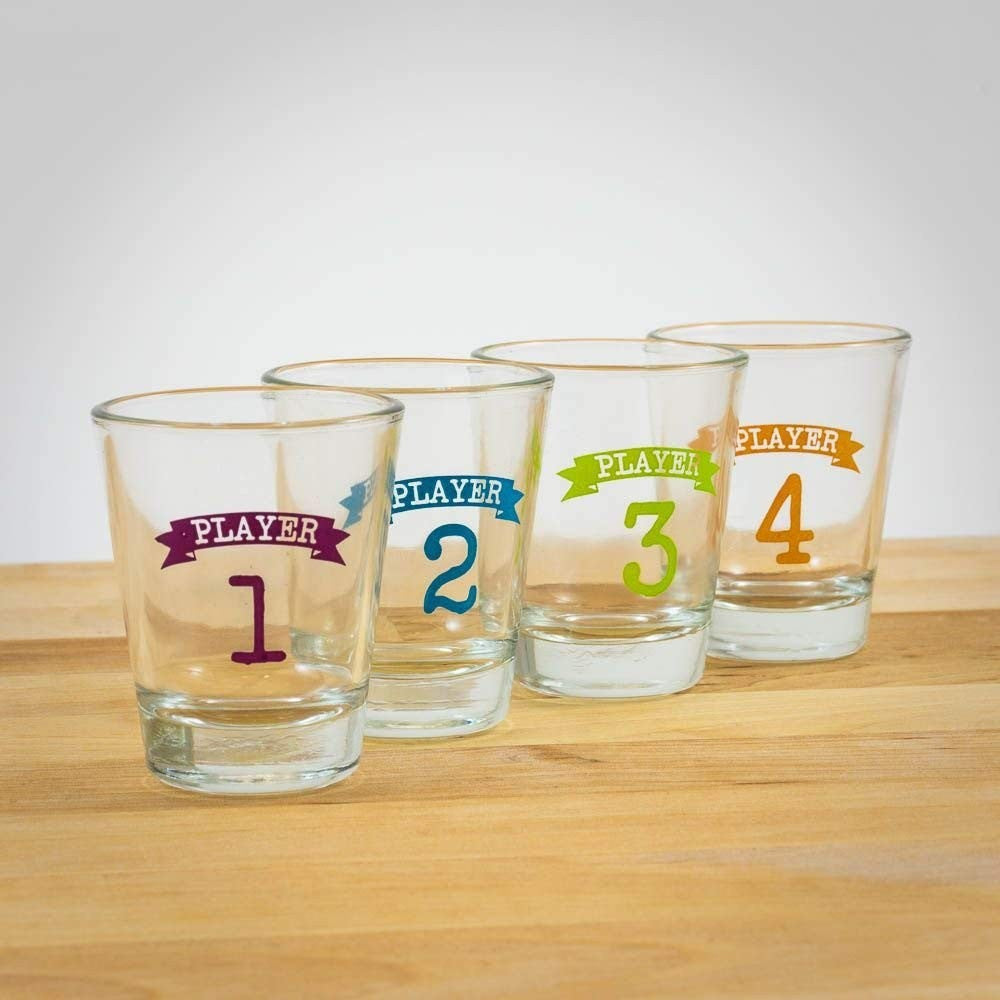 Joc de baut, Buzz Wire, Vivimall, pentru Petreceri, Distractie, Pahare de Shot din Sticla Incluse, 4 Jucatori, Multicolor - vivimall.ro