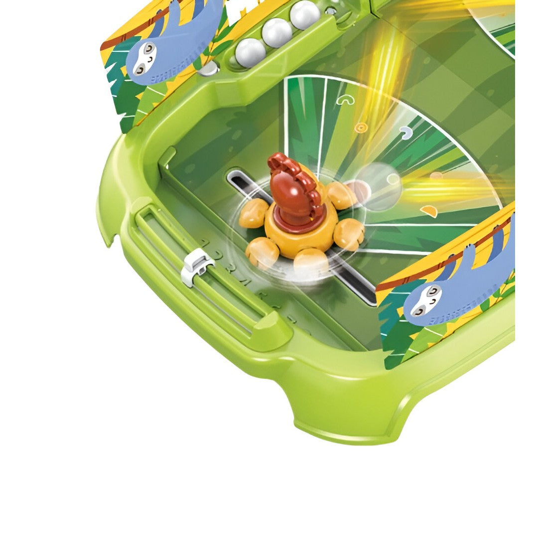 Joc de Masa Interactiv Lion Battle pentru Copii, Vivimall, 4 Mingi, Tabela Scor, 40.7x27x14 cm, Verde - vivimall.ro